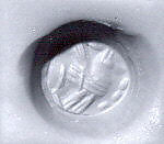 Stamp seal, Chalcedony, Sasanian 