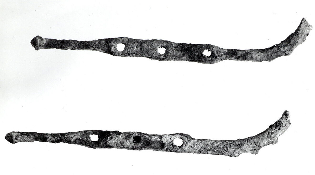 Horse bit cheekpieces, Iron, Iran 