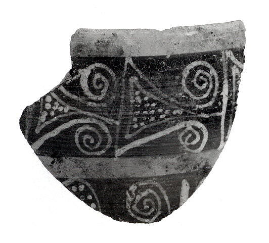 Vessel sherd, Ceramic, paint, Mitanni