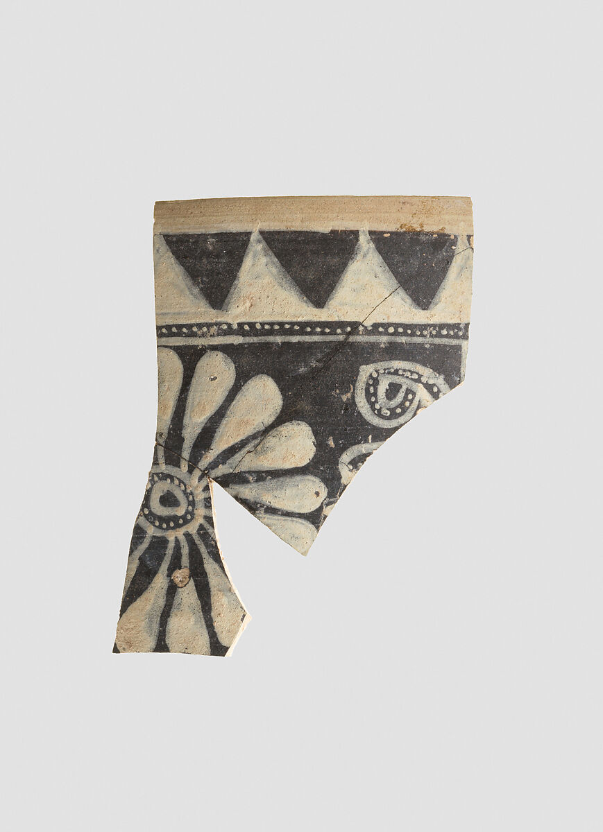 Vessel sherd, Ceramic, paint, Mitanni 