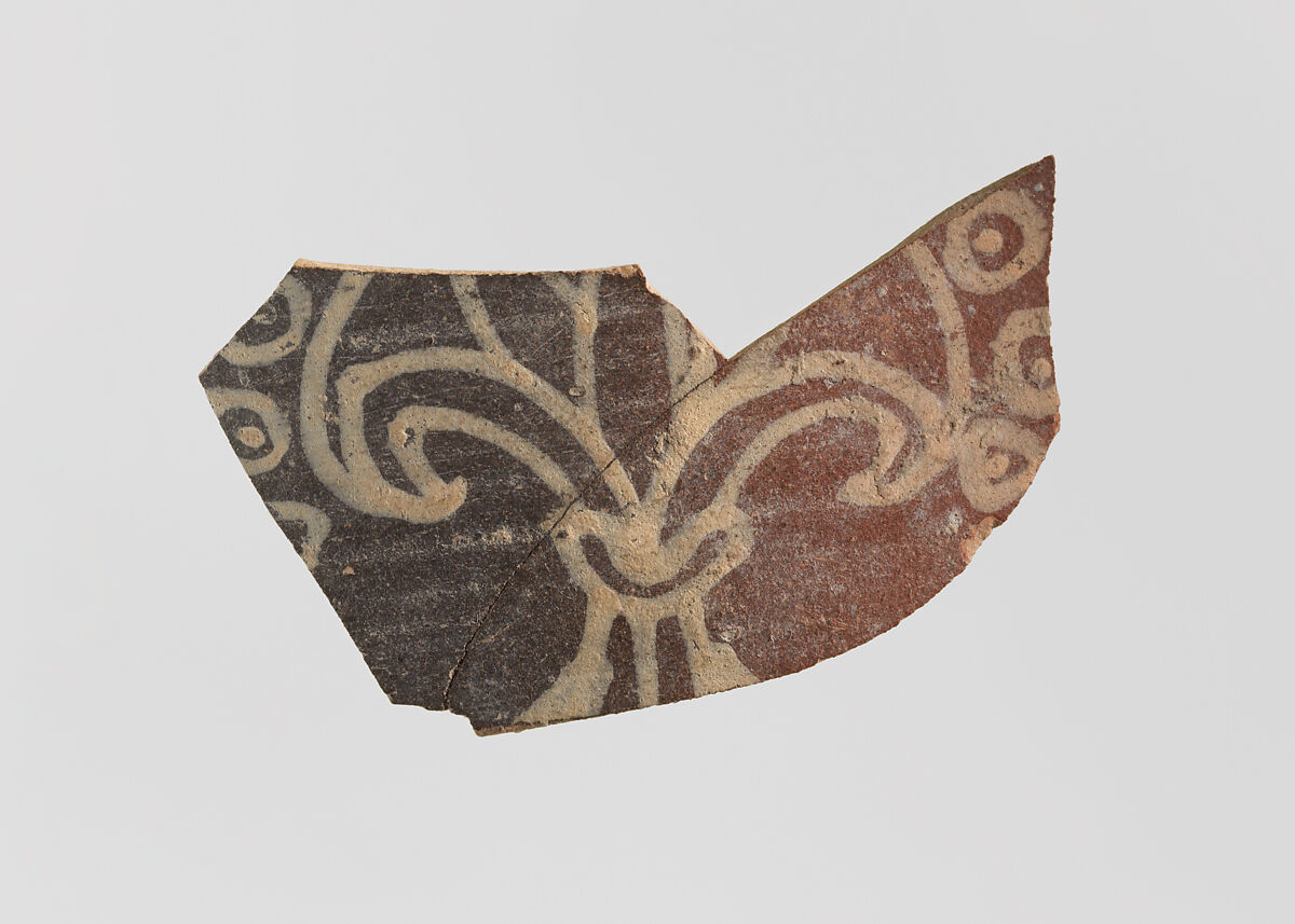 Nuzi ware sherd, Ceramic, paint, Mitanni 