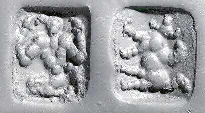 Stamp seal, Lapis lazuli, Bactria-Margiana Archaeological Complex 