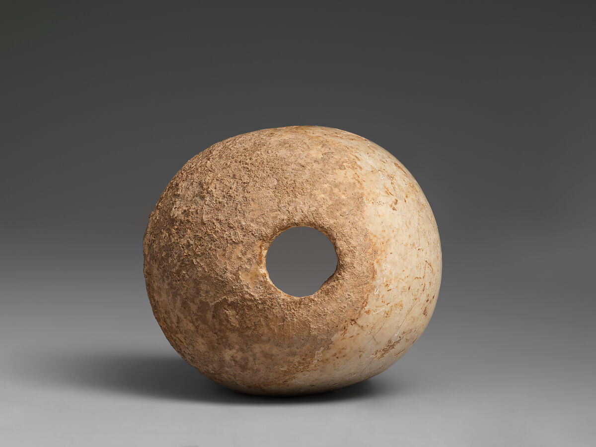 Mace head, Stone, tan