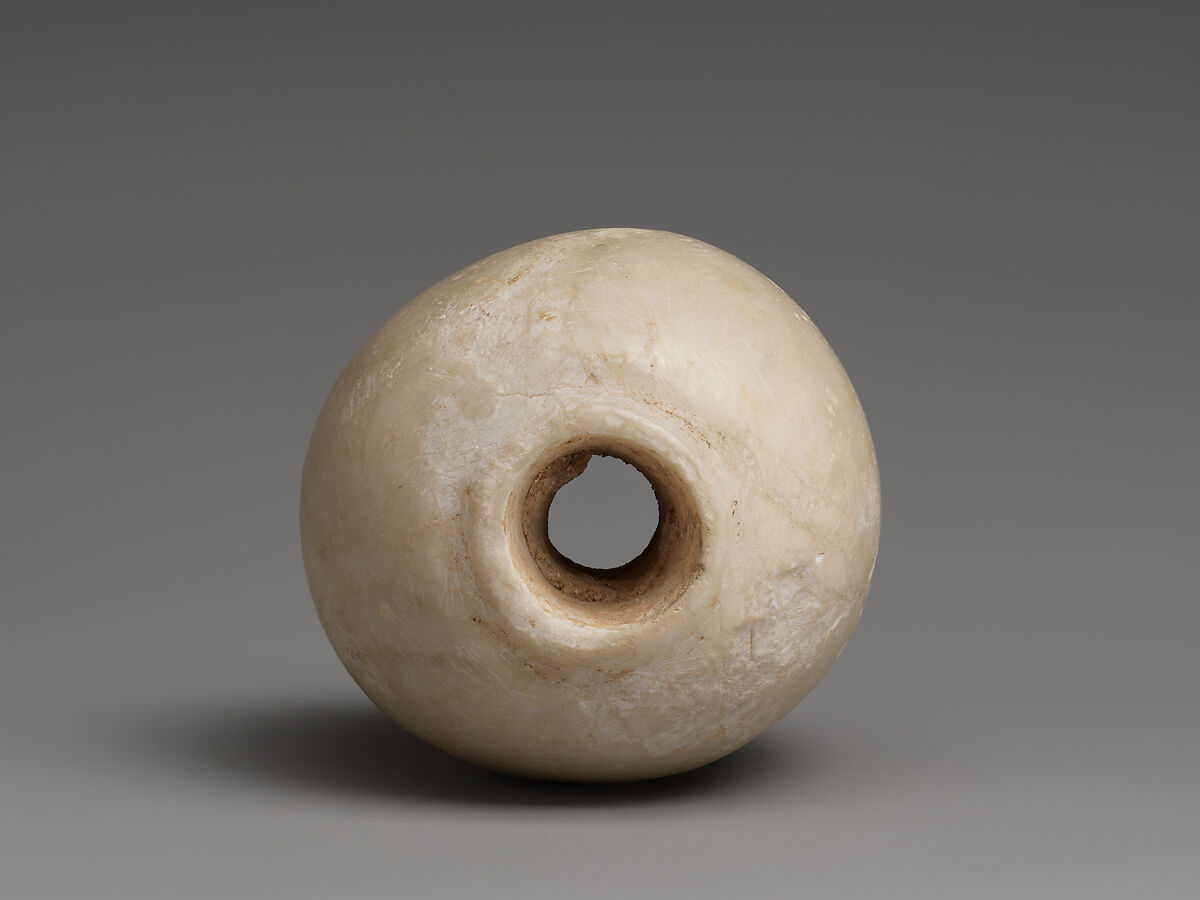 Mace head, Stone, white