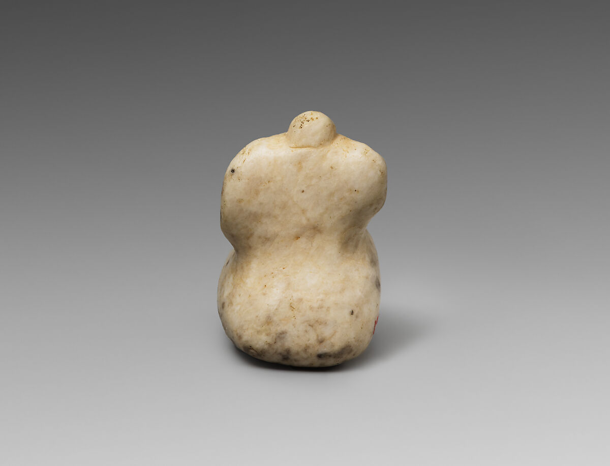 Seated figure, Limestone