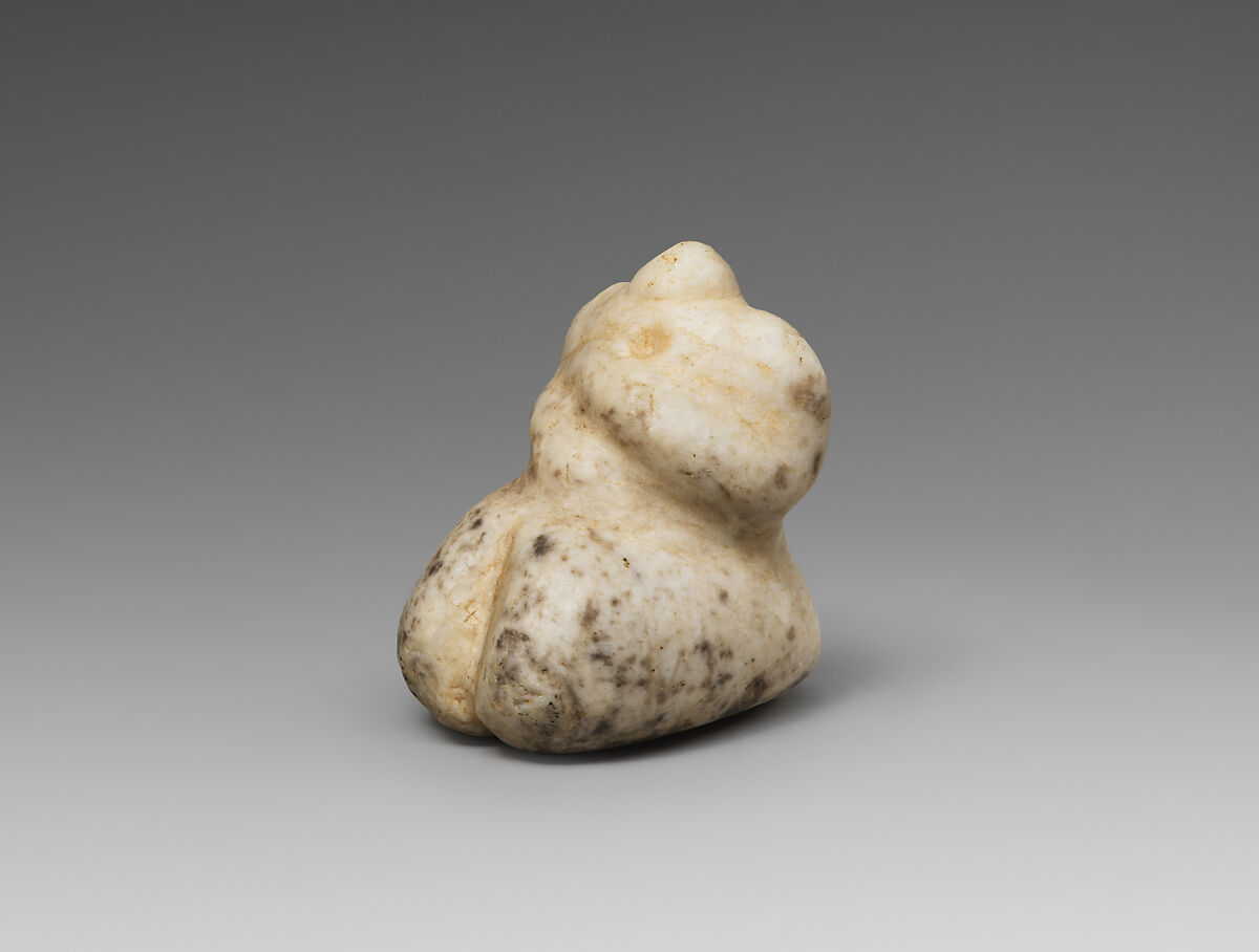 Seated figure, Limestone