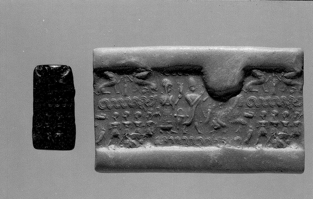 Cylinder seal, Hematite 