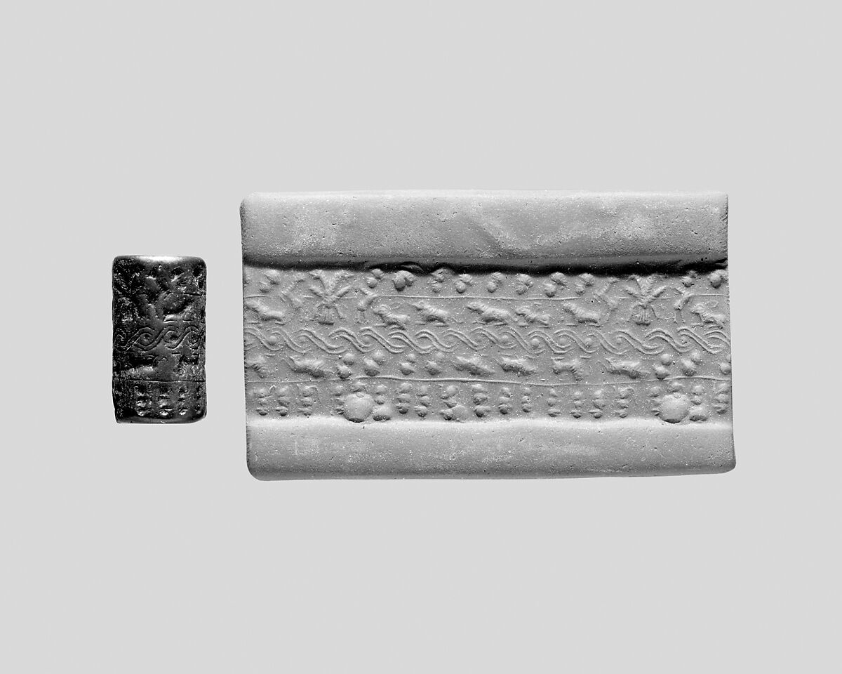 Cylinder seal, Stone, Syrian 