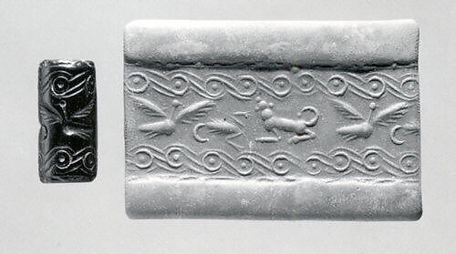 Cylinder seal, Limonite, Mitanni 