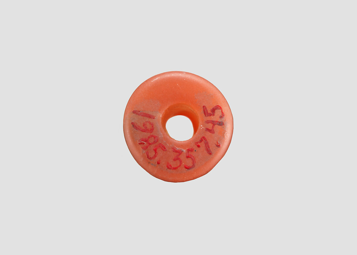 Cylinder seal and modern impression: rampant lions over grazing ram, Carnelian, Assyrian