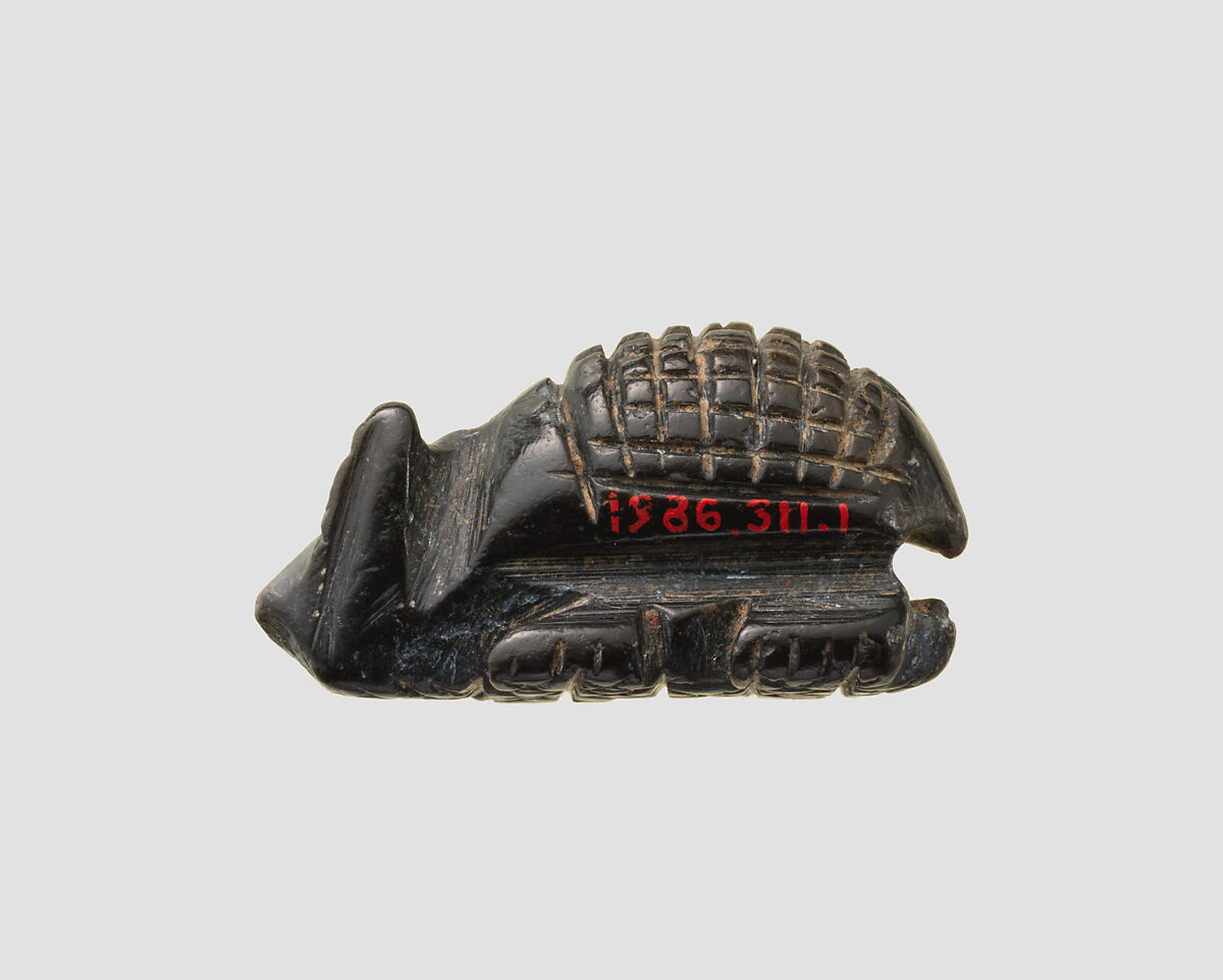 Stamp seal and modern impression: geometric pattern, Steatite or chlorite, Halaf