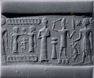 Cylinder seal, Hematite 