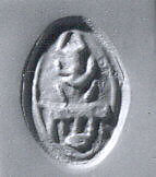 Cowroid seal, Stone, Egyptian 