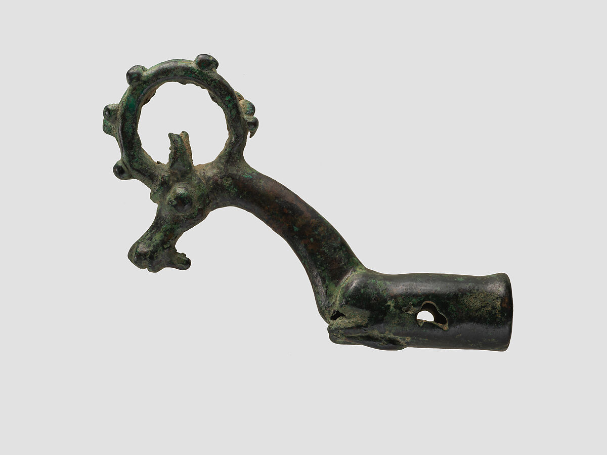 Whetstone handle, Bronze, Iran