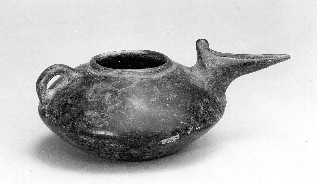 Spouted jar, Ceramic, Iran 