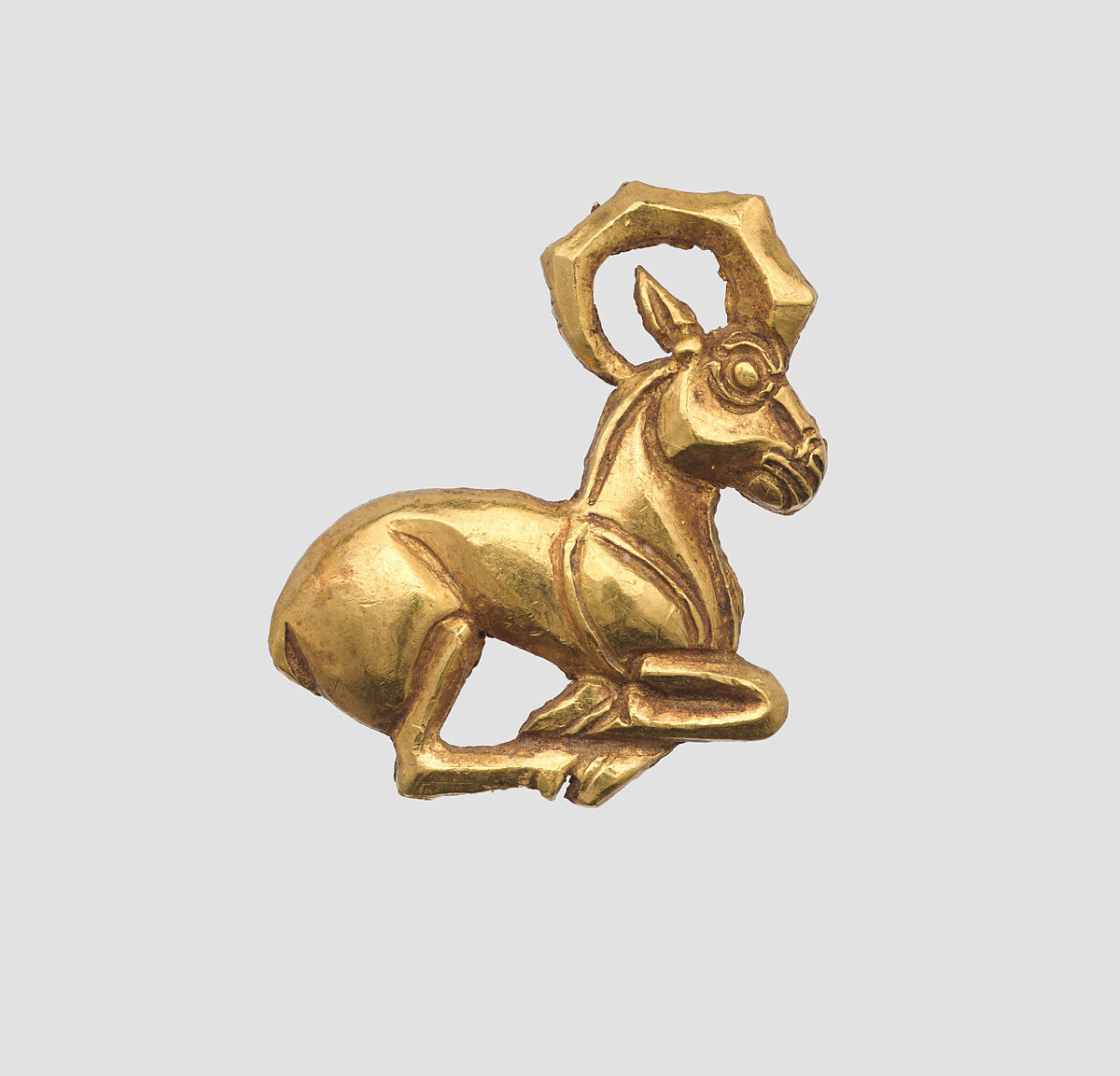 Figure of an ibex, Gold, Iran 