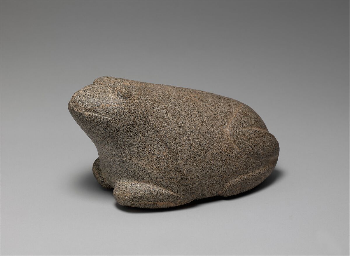 Weight in shape of frog, Diorite or andesite, Babylonian 