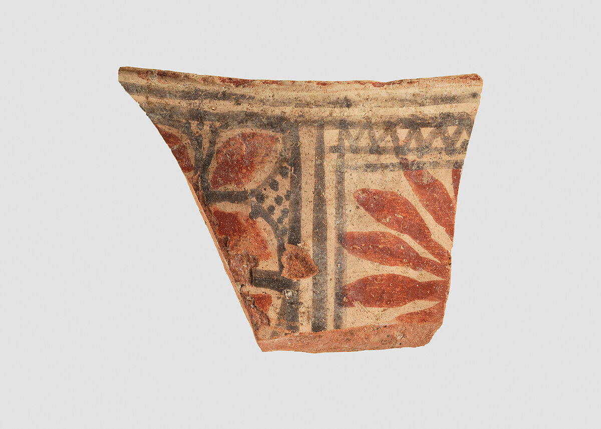 Sherd, Ceramic, paint, Halaf