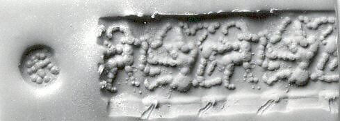 Stamp cylinder seal, Limonite, Bactria-Margiana Archaeological Complex 