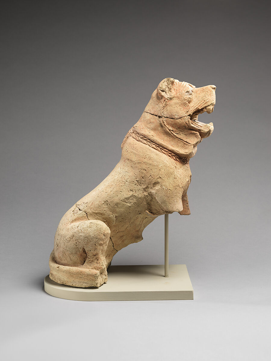 Mastiff, Ceramic, paint, Kassite