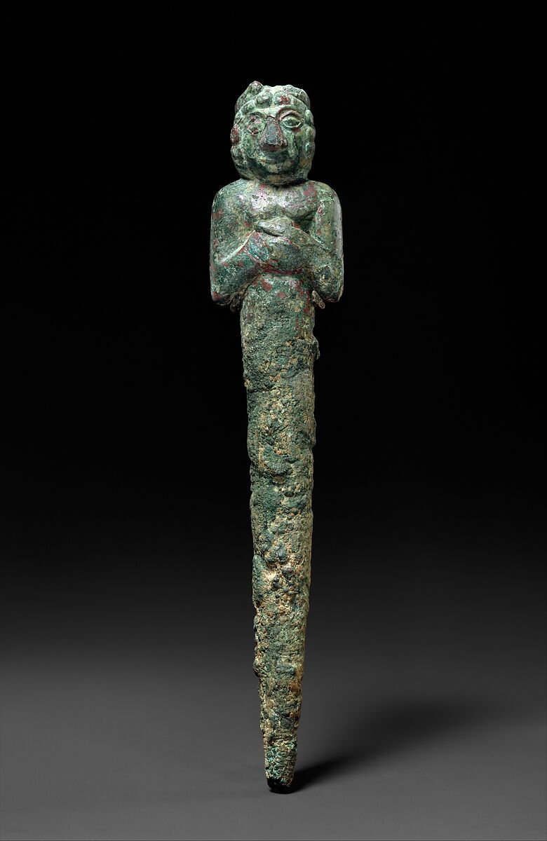 Foundation figure of a deity, Copper, Sumerian