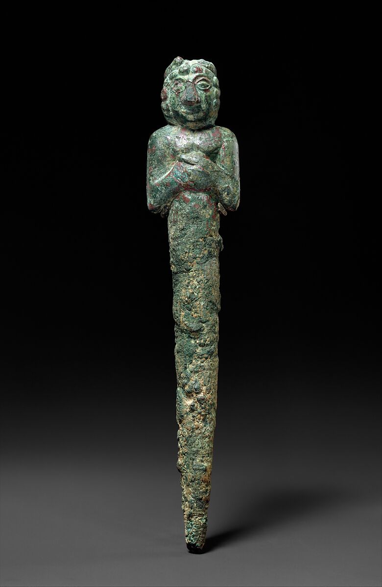 Foundation figure of a deity, Copper, Sumerian 