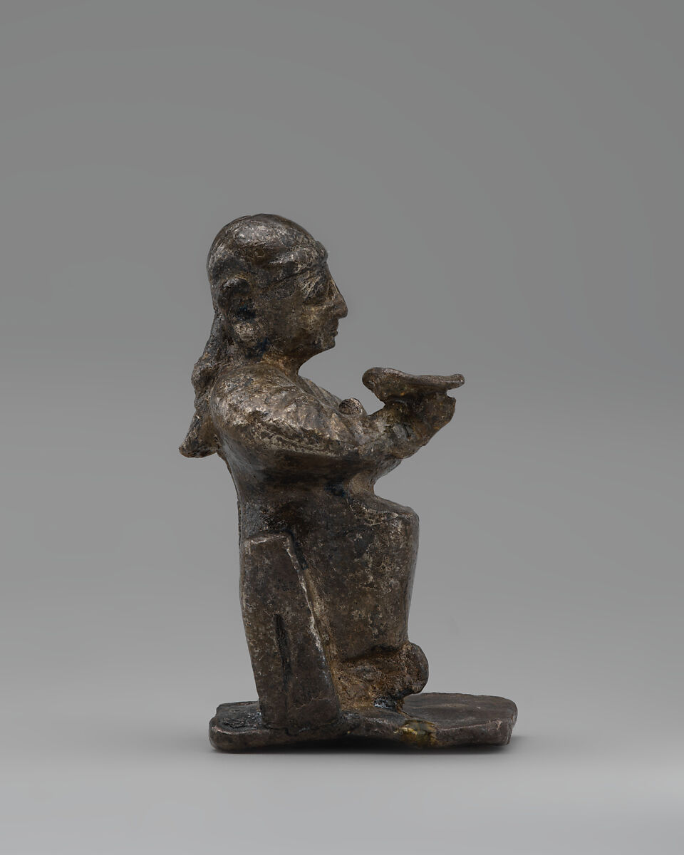 Seated female, Silver, Hittite