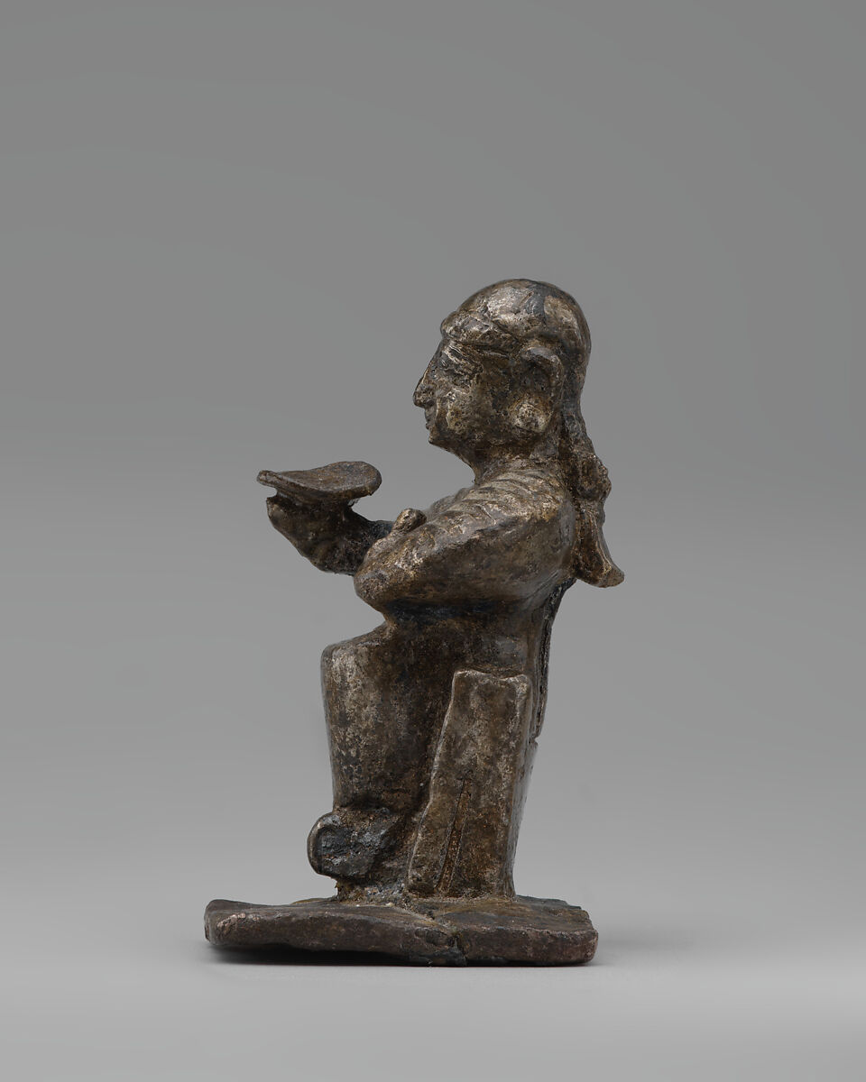 Seated female, Silver, Hittite