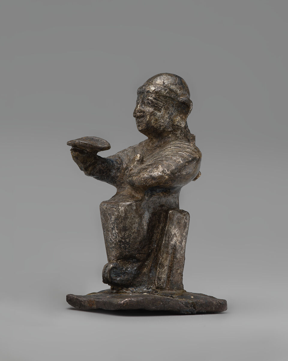 Seated female, Silver, Hittite