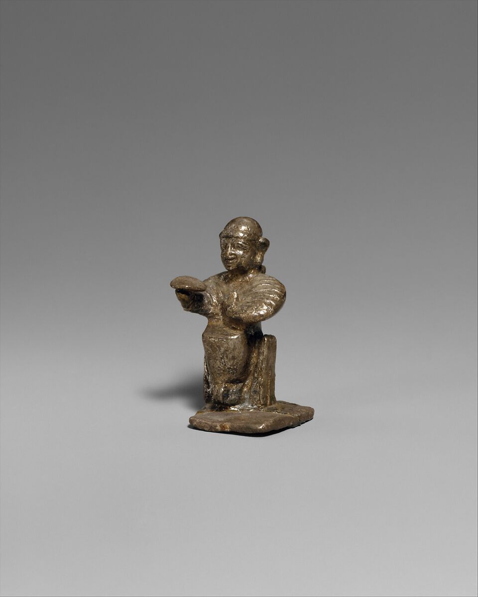 Seated female, Silver, Hittite 