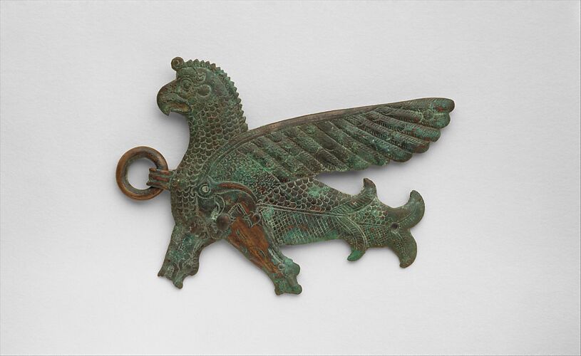 Belt ornament in the form of a bird demon