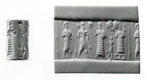 Cylinder seal, Hematite 