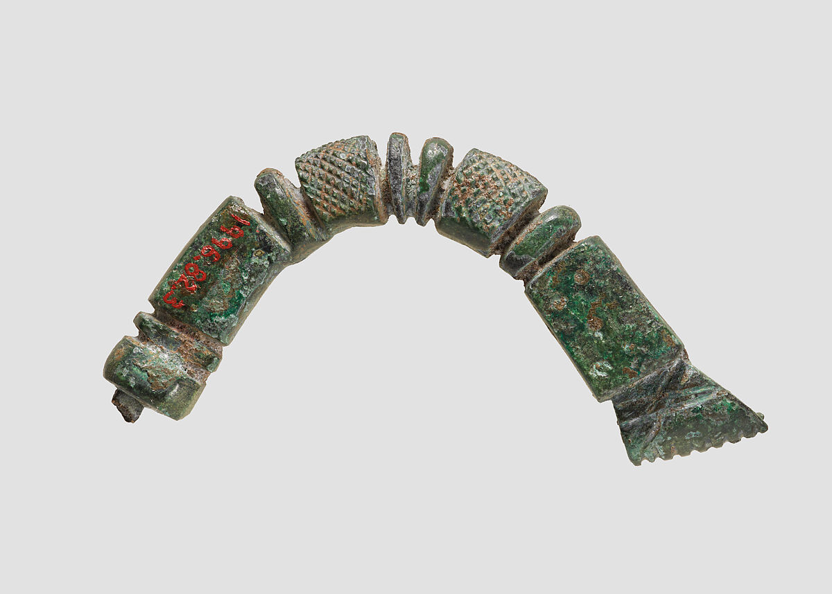 Fibula fragment, Bronze, Western Asia