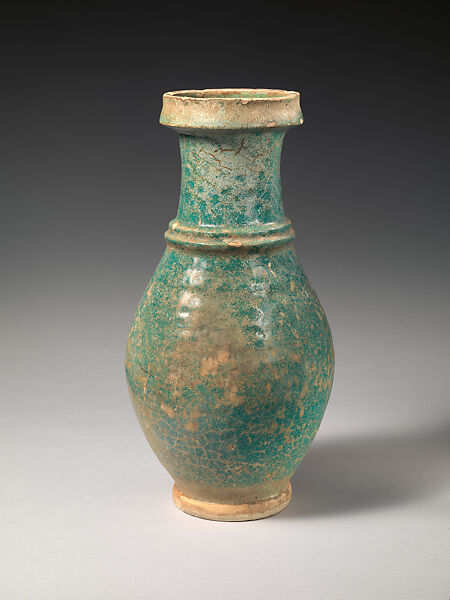 Jar, Ceramic, glaze, bitumen