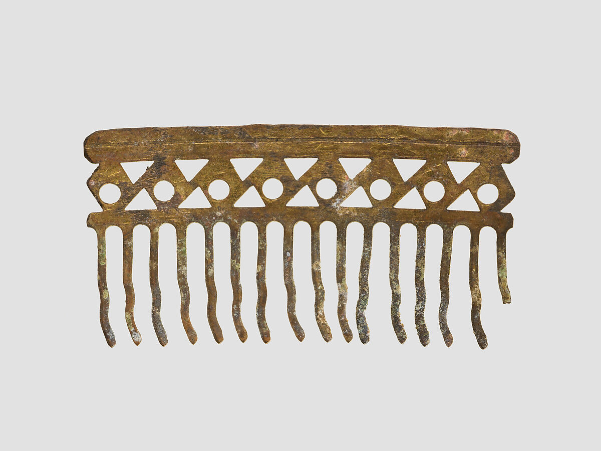 Bronze comb, Bronze, Alanic