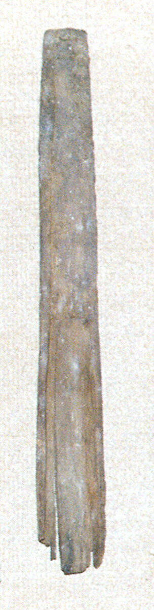 Body of a wooden knife sheath, Bamboo (?), Alanic