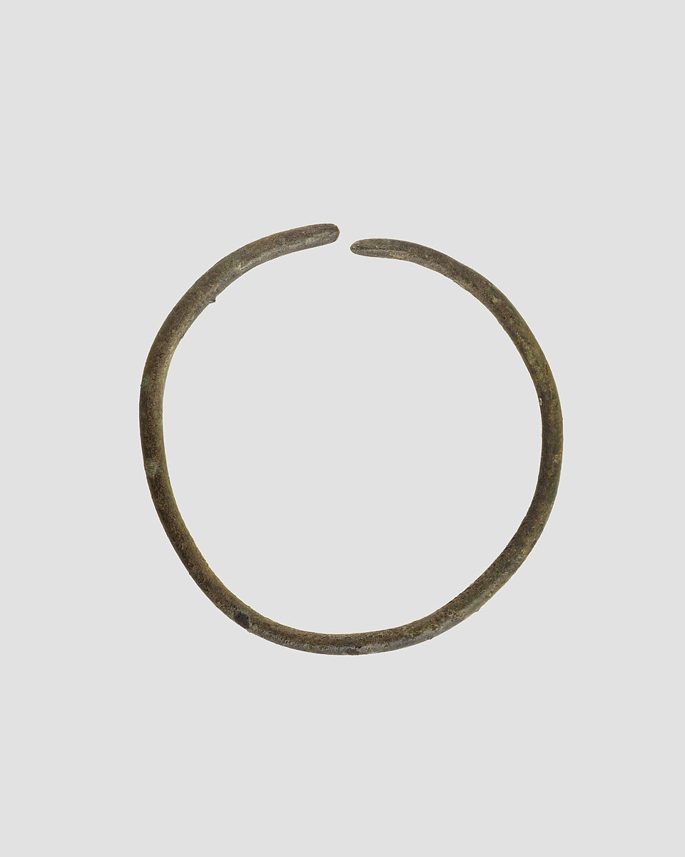 Bronze bangle, Metal, Alanic