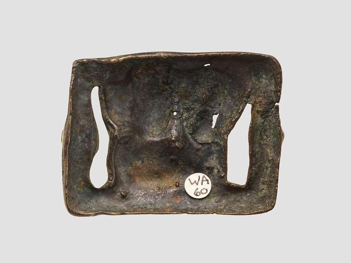 Belt buckle, Bronze, Parthian