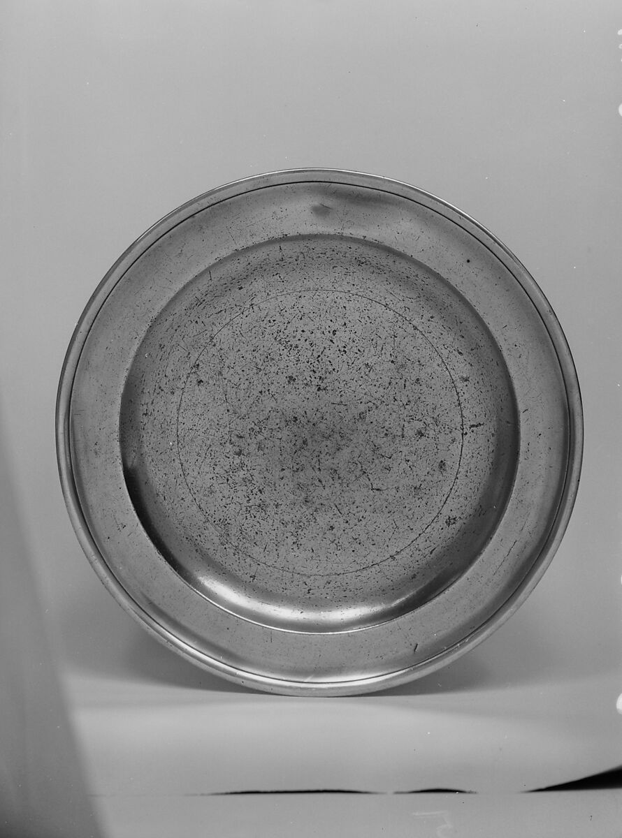 Dish, Frederick Bassett (1740–1800), Pewter, American 