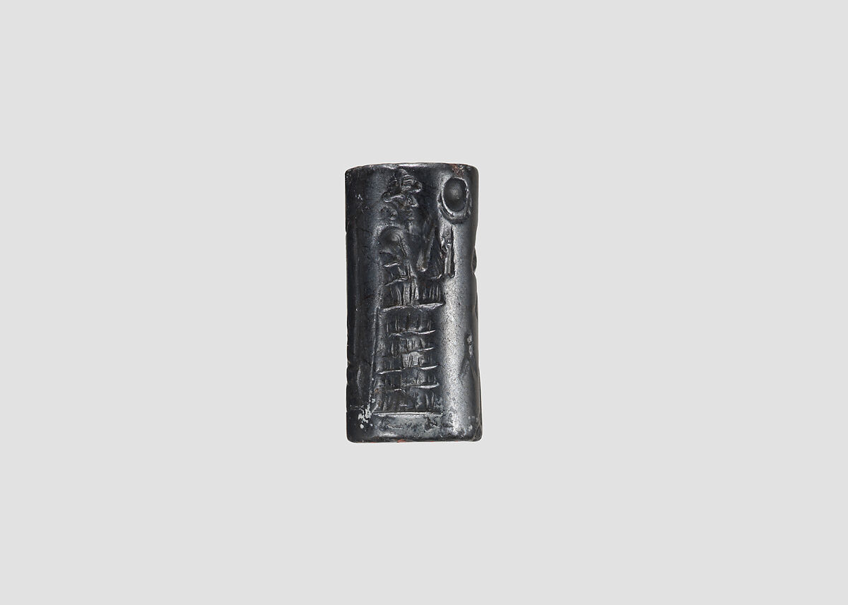Cylinder seal, Hematite, Babylonian