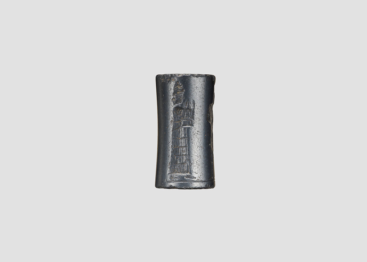 Cylinder seal, Hematite, Babylonian