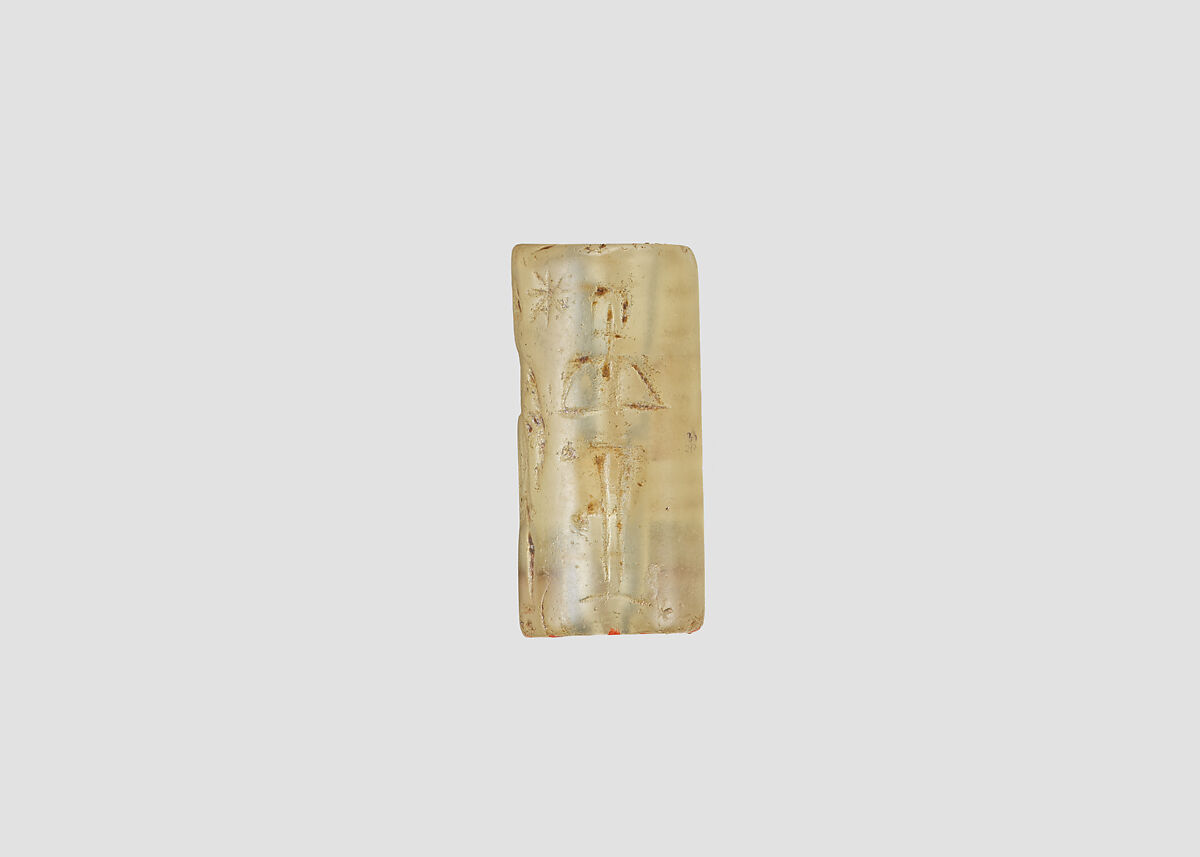 Cylinder seal, Rock crystal, Babylonian
