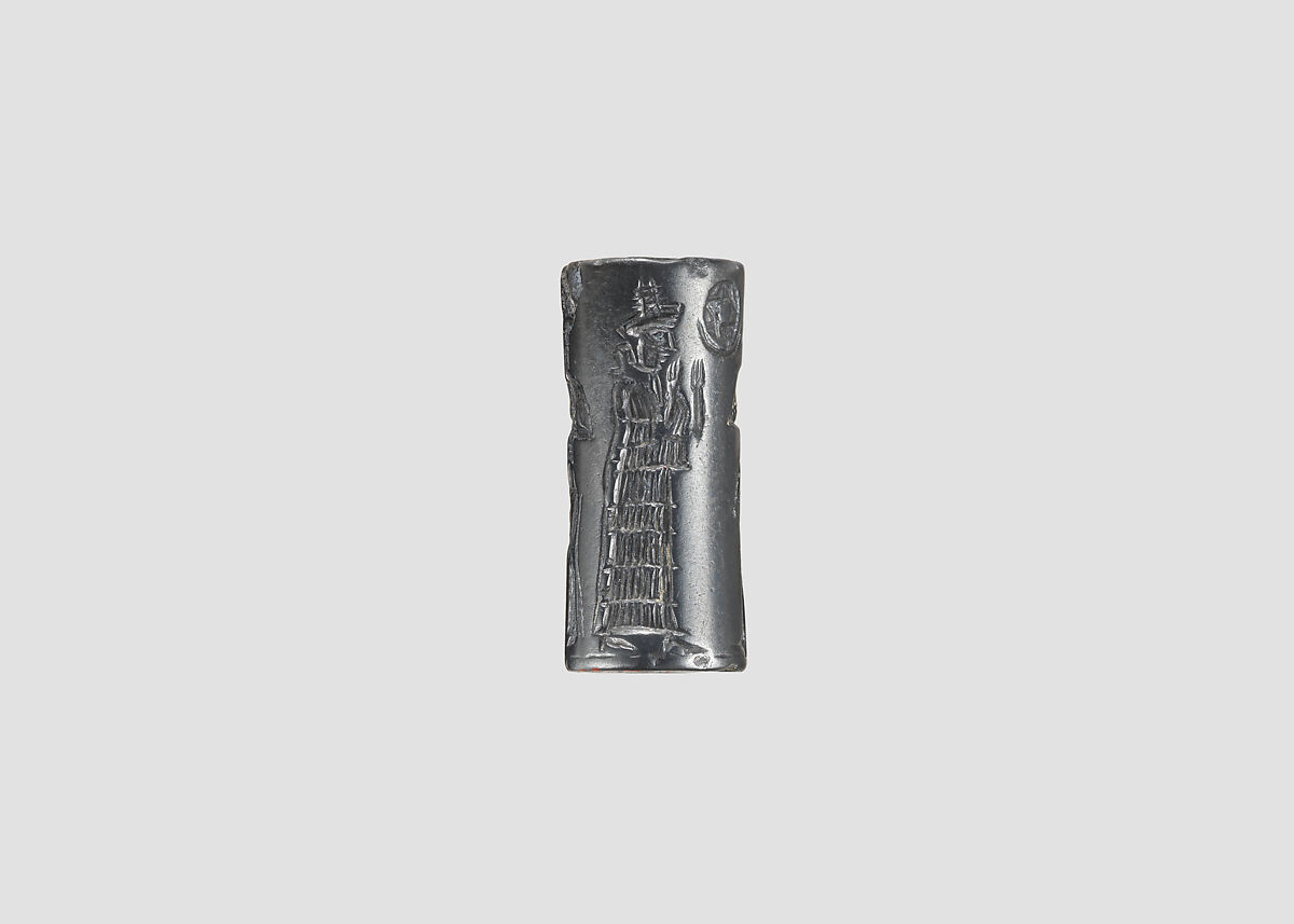Cylinder seal, Hematite, Babylonian