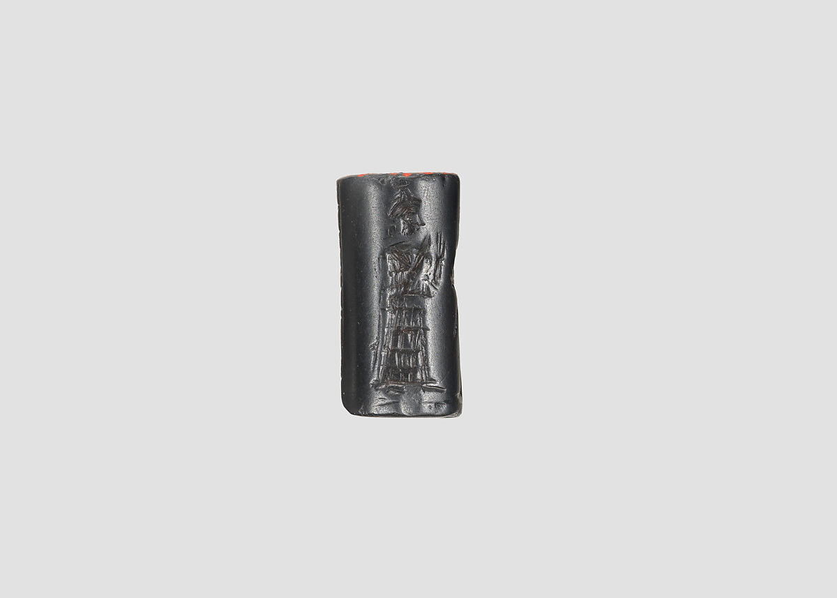 Cylinder seal, Hematite, Babylonian