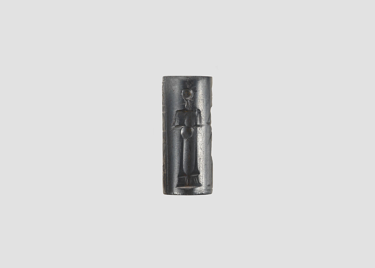 Cylinder seal, Hematite, Babylonian