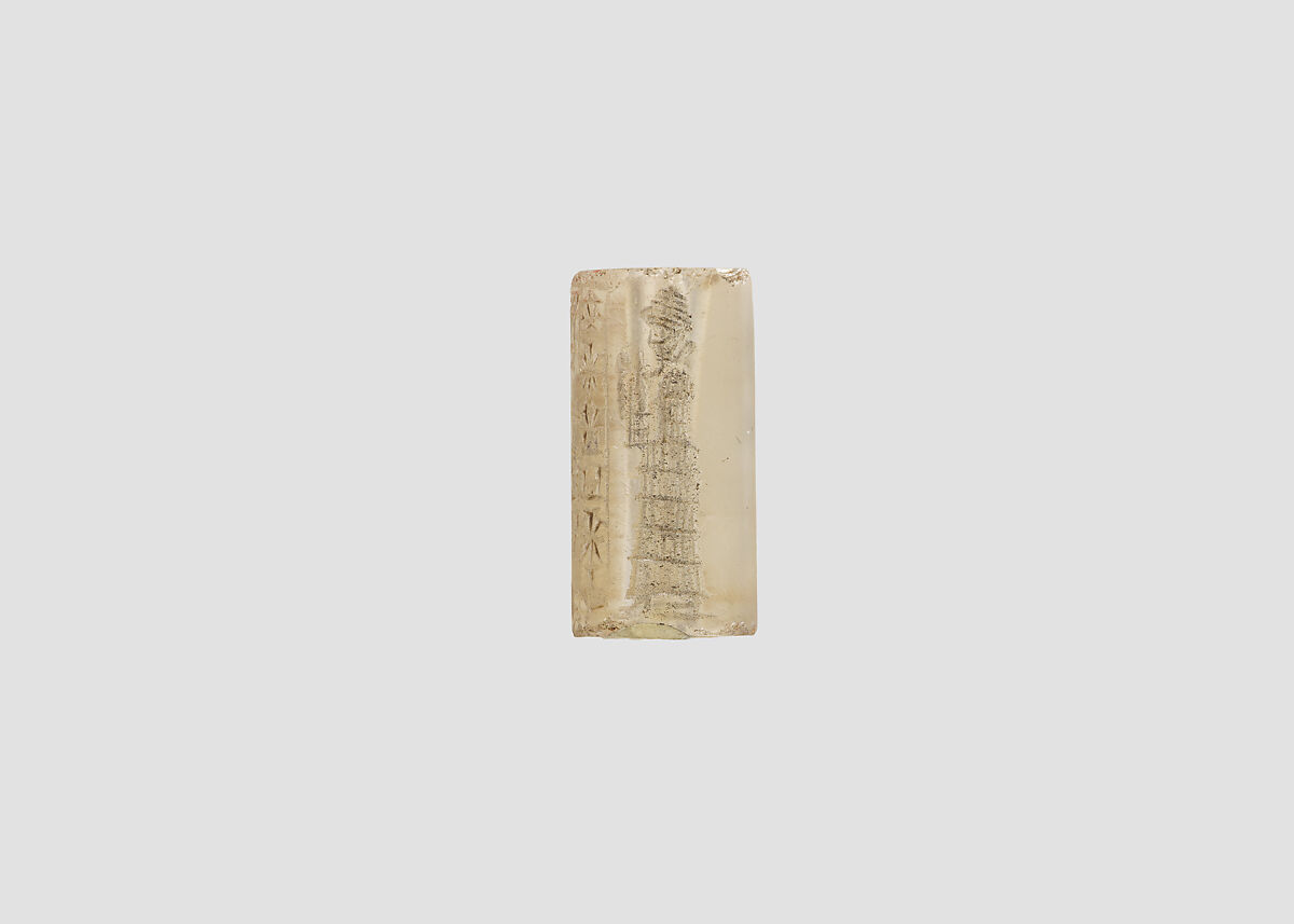 Cylinder seal, Rock crystal, Babylonian