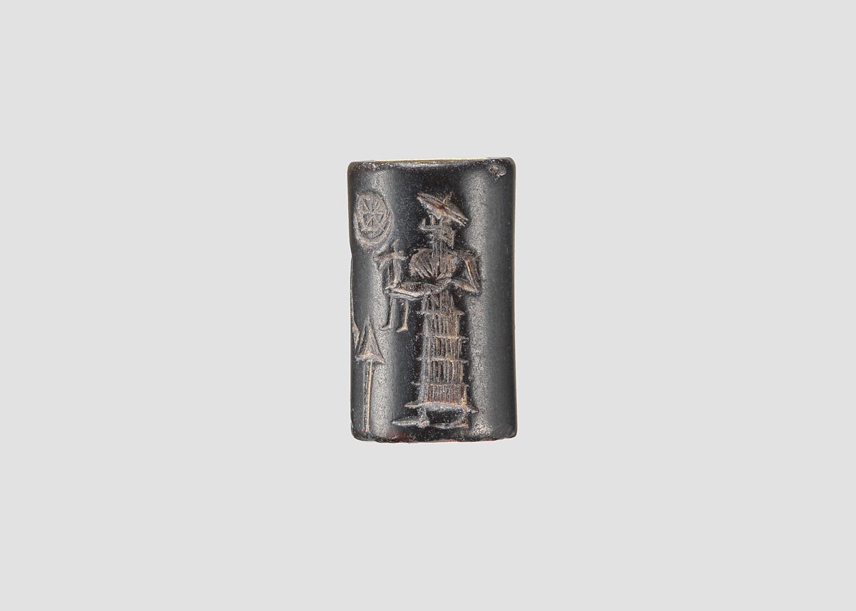 Cylinder seal, Hematite, Babylonian