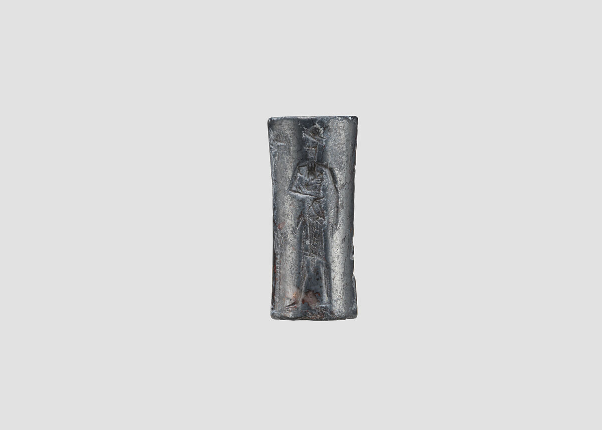 Cylinder seal, Hematite, Babylonian
