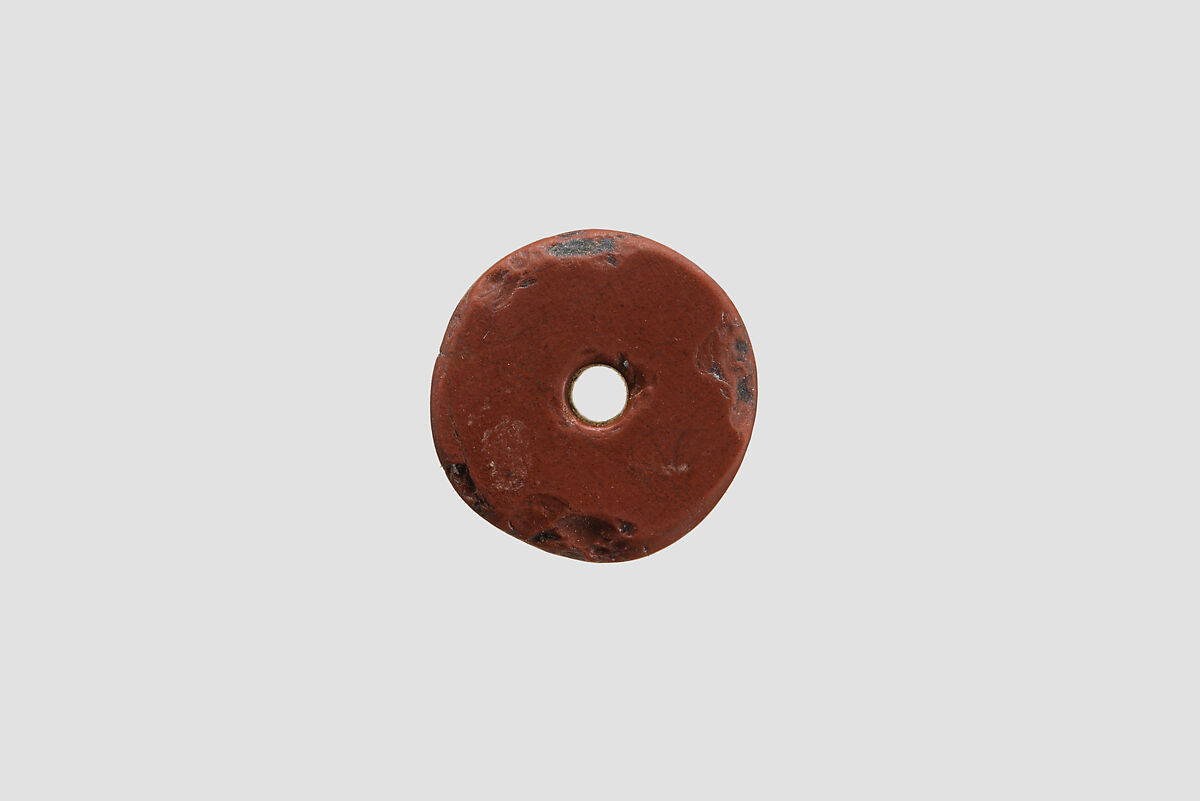 Cylinder seal with cultic scene, Red Jasper (Quartz), Assyrian
