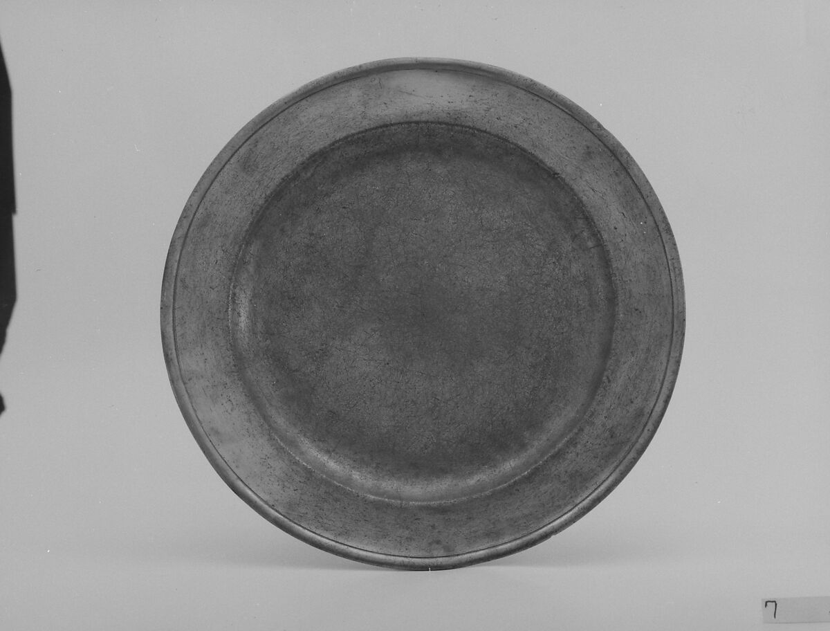 Dish, Frederick Bassett (1740–1800), Pewter, American 